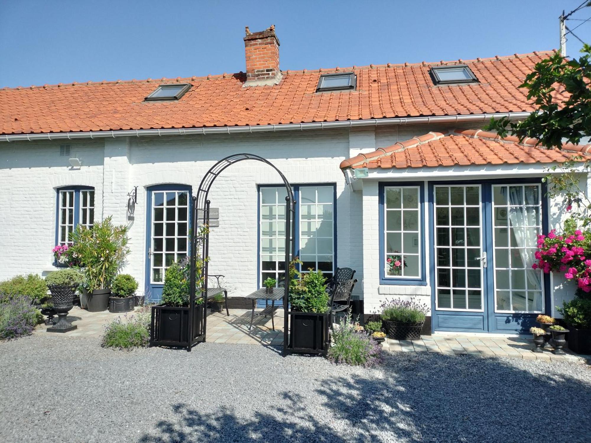 Hotel La Tiote Glaine Cappelle-en-Pevele Exterior foto